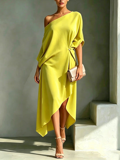 CANDICE - ELEGANT ASYMMETRIC DRESS