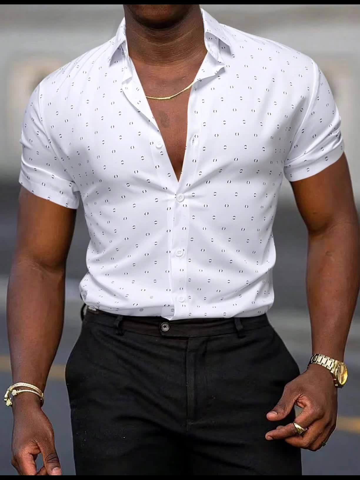 GIULIO - CAMICIA ESTIVA CON STAMPA