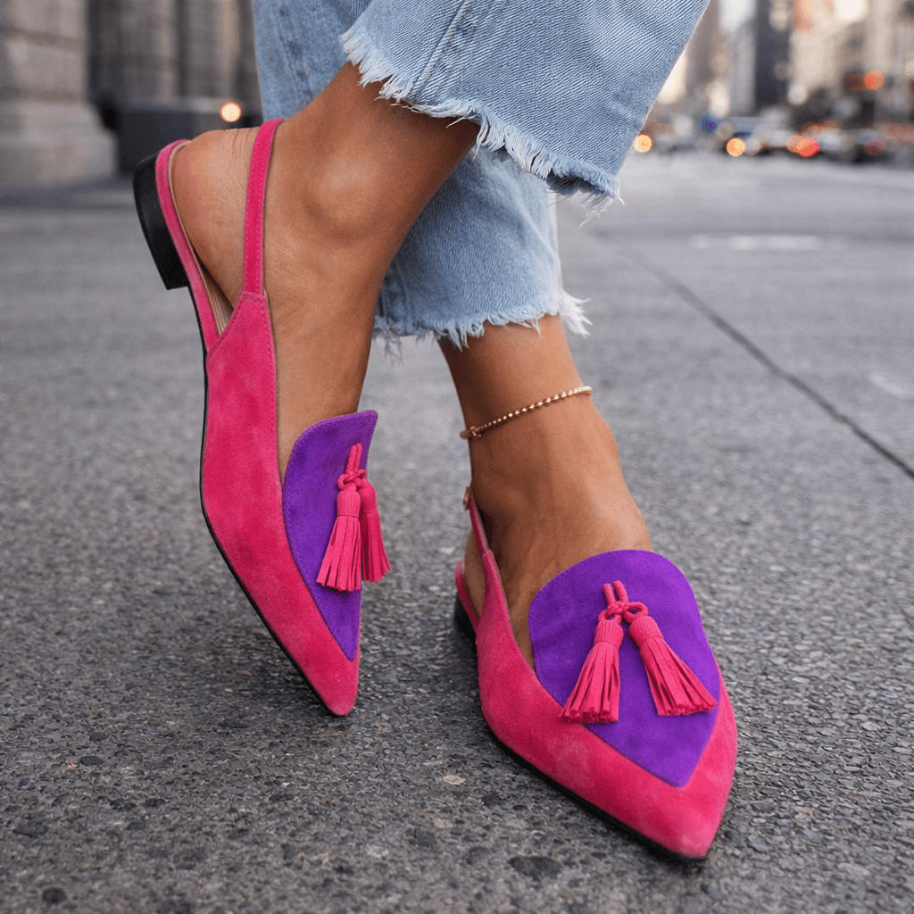 ELIZA | STRAPPY SANDALS WITH TASSEL DETAILS