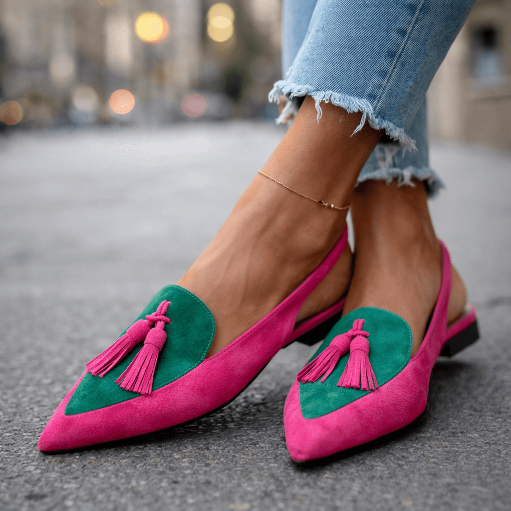 ELIZA | STRAPPY SANDALS WITH TASSEL DETAILS