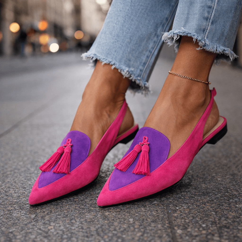 ELIZA | STRAPPY SANDALS WITH TASSEL DETAILS