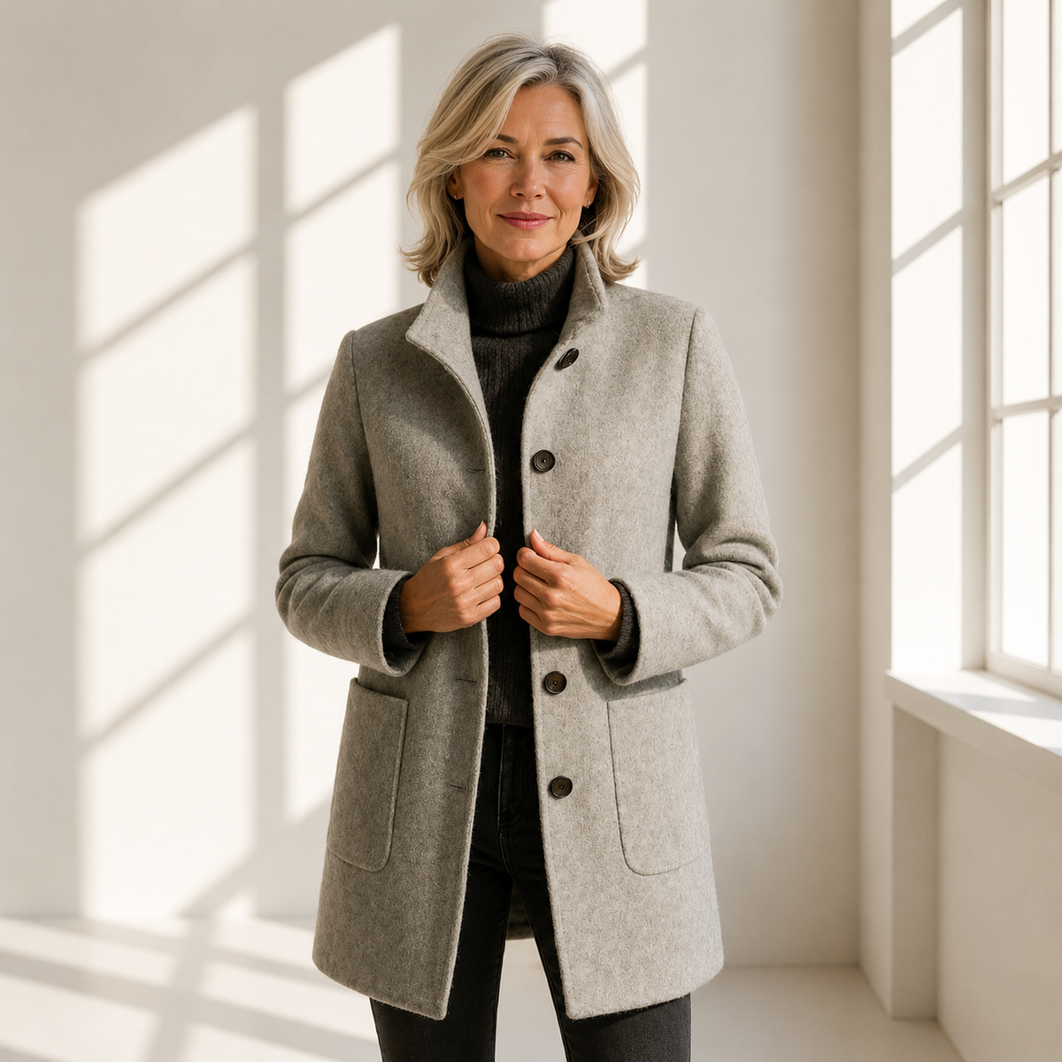HELENA | MIDI-LENGTH WOOL COAT