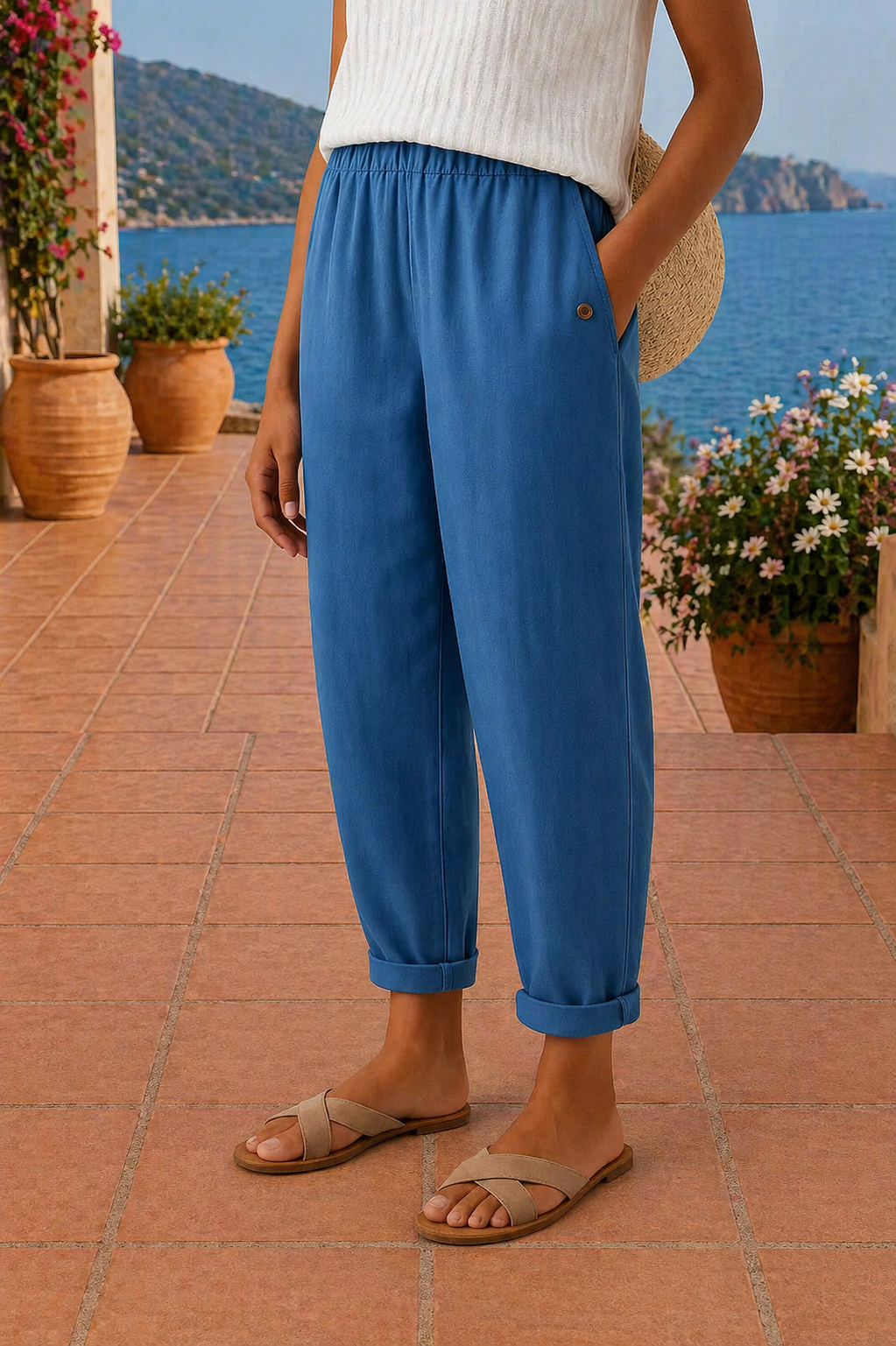 Maja - Airy Linen Trousers