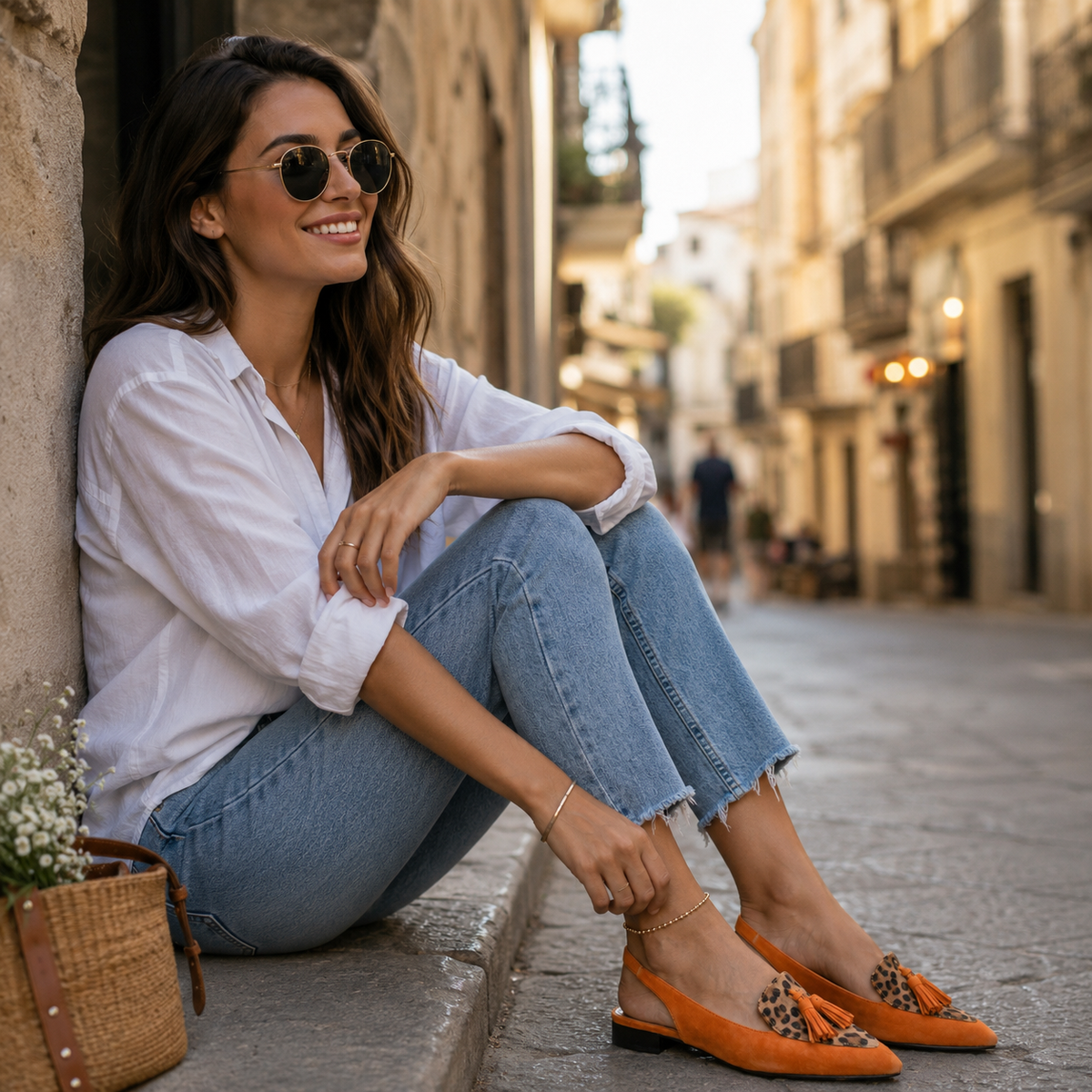 ELIZA | STRAPPY SANDALS WITH TASSEL DETAILS