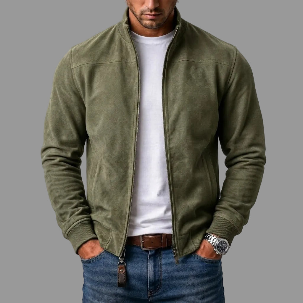 CHARLIE | SUEDE AVIATOR JACKET
