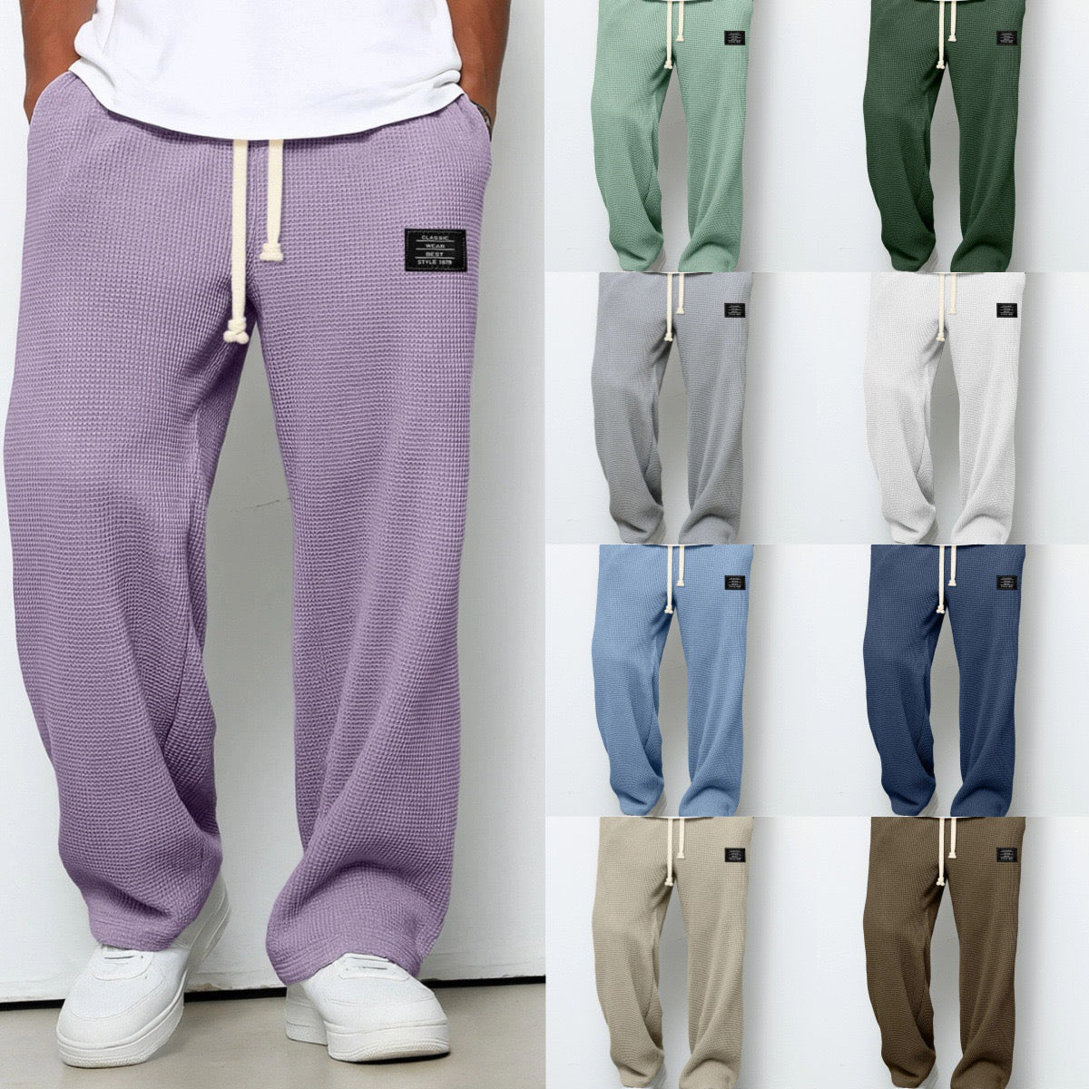 Samy - Wide-leg trousers with an adjustable waistband