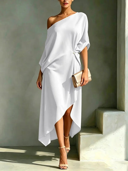 CANDICE - ELEGANT ASYMMETRIC DRESS