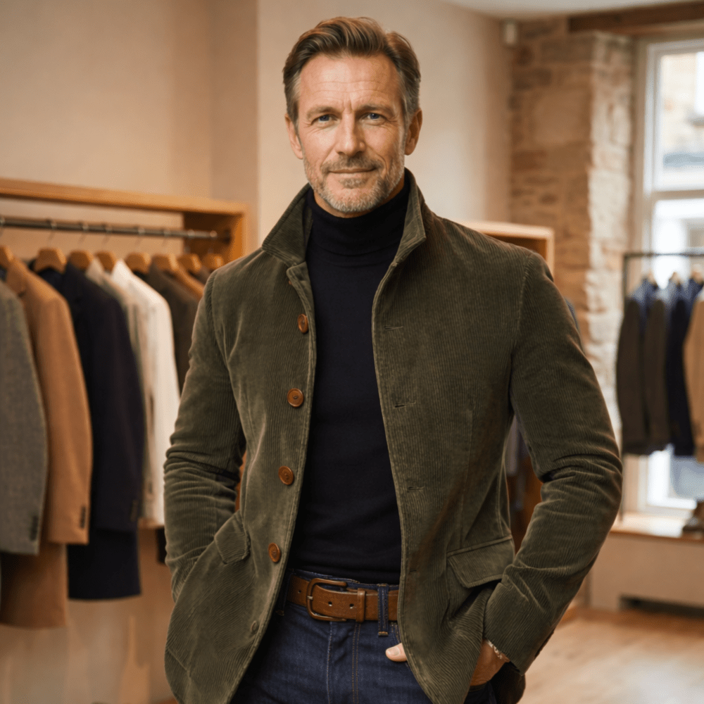 Carter - Elegante giacca in stile vintage da uomo
