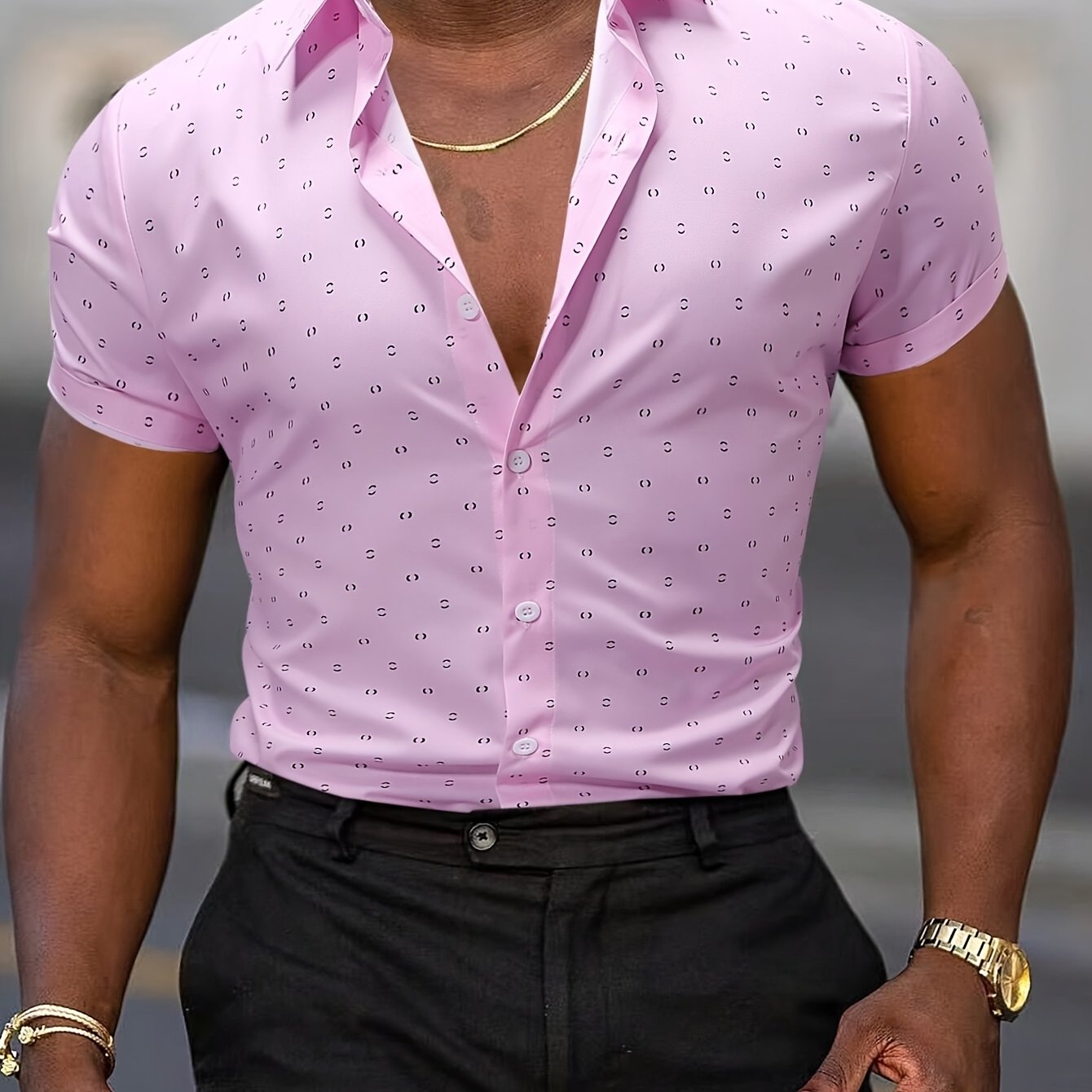 GIULIO - CAMICIA ESTIVA CON STAMPA