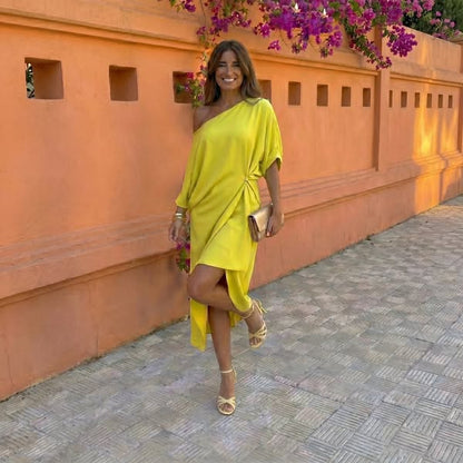 CANDICE - ELEGANT ASYMMETRIC DRESS